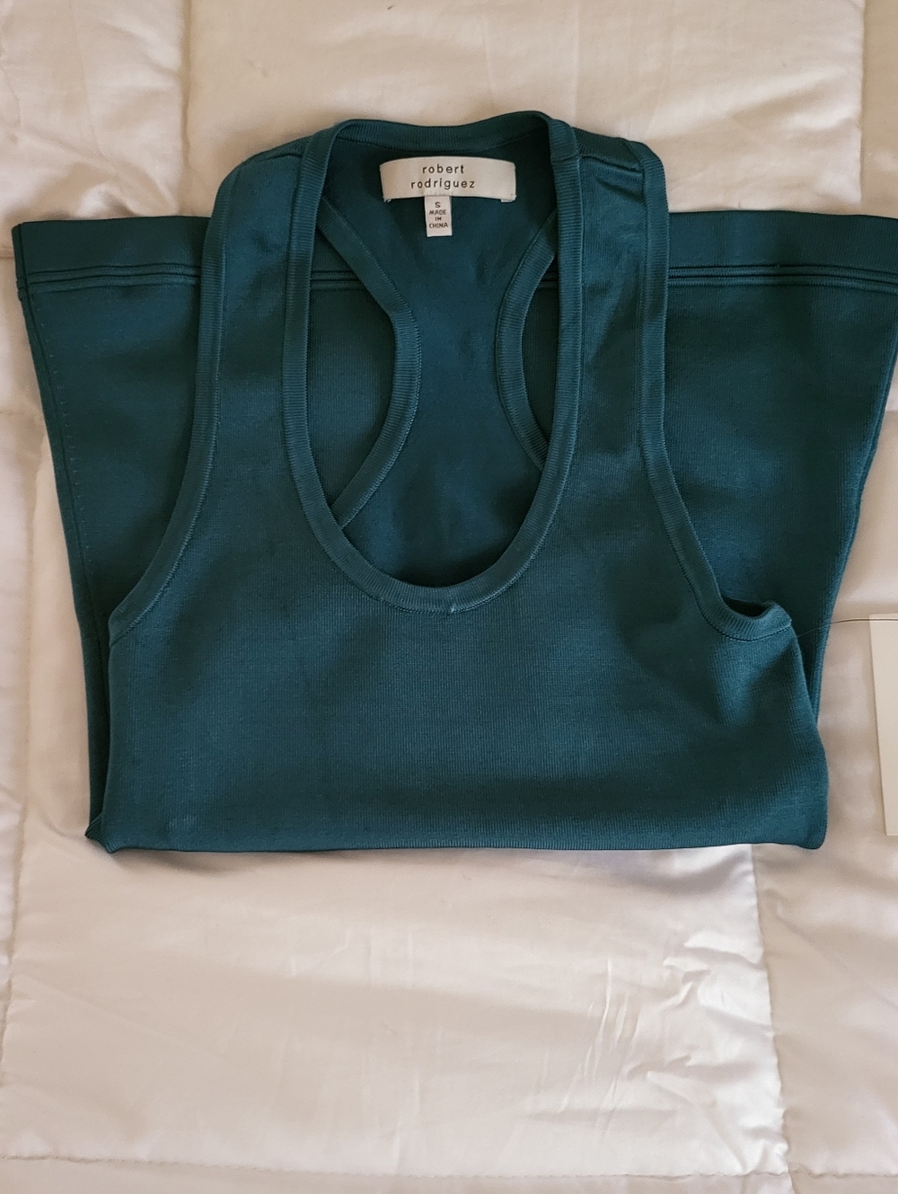 Robert Rodriguez collection top and skirt teal sz S - Picture 4 of 13